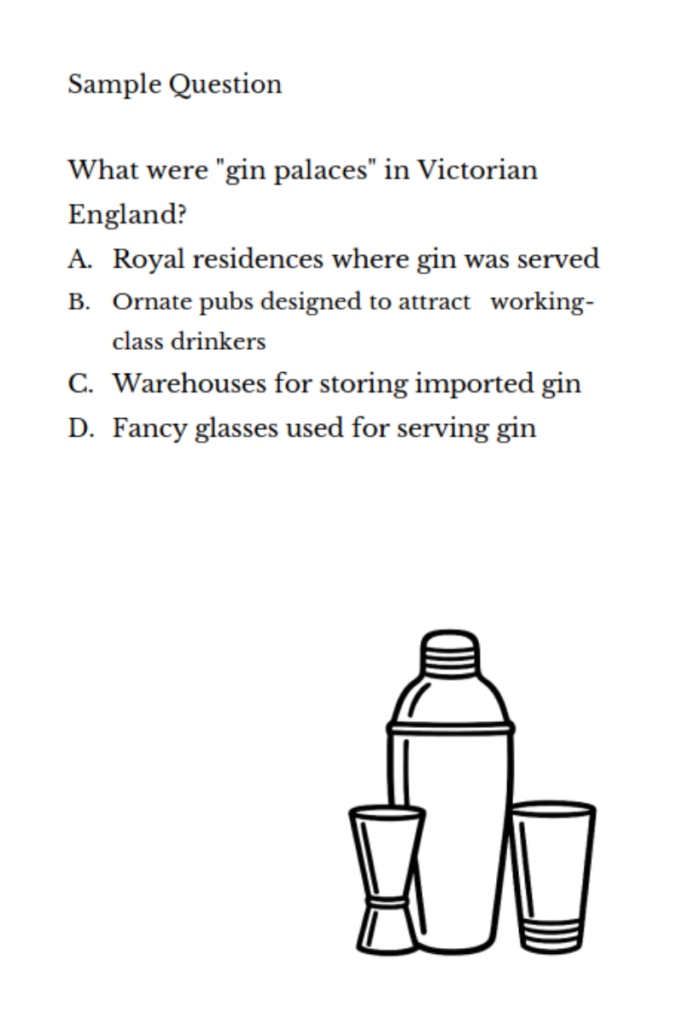 Gin Trivia quiz question